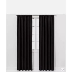 New Project 62 Black Henna Blackout (1) Curtain Panel - 63x50